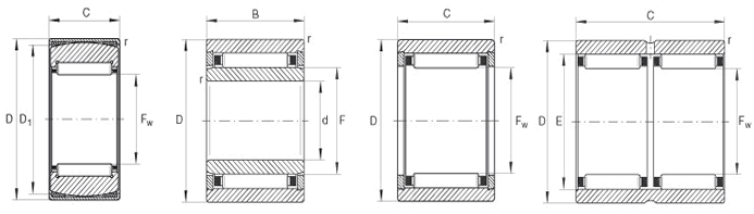 iko Needle roller bearings