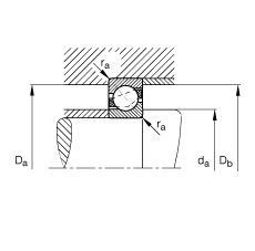 Angular contact ball bearings,single row