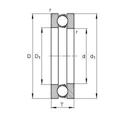 FAG Axial deep groove ball bearings