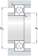 skf Angular Contact Ball Bearings,four contact