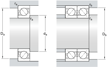 SKF Angular Contact Ball Bearings,single row