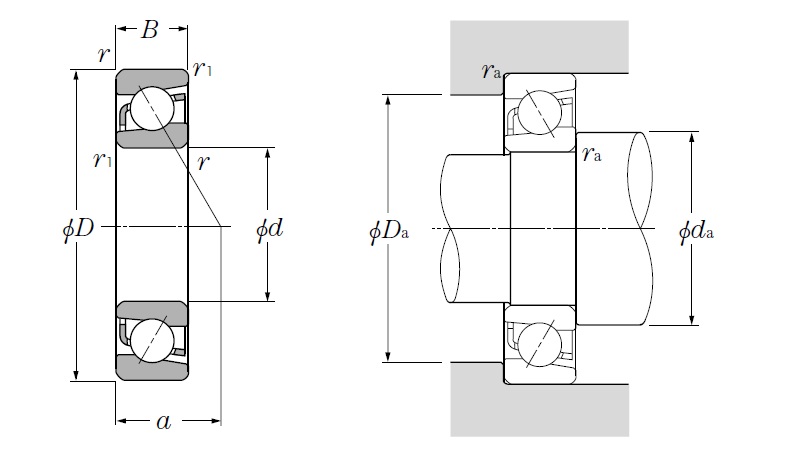 NTN Angular Contact Ball Bearing